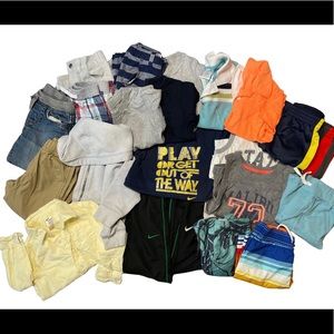 22 piece 3T Spring/Summer lot: shorts, shirts, pants, swim trunks, tanks.. EUC!
